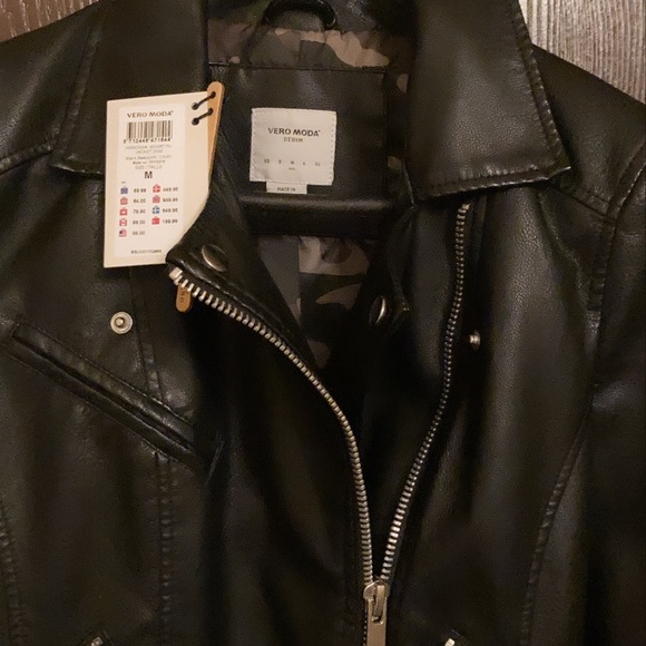 VERO MODA Faux leather jacket - Picture 4 of 5